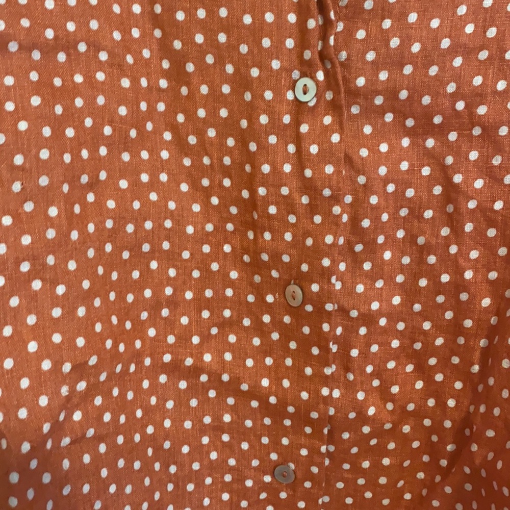 Rachel Zoe 100% linen boxy shirt - Picture 2 of 3